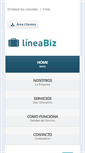 Mobile Screenshot of lineabiz.com