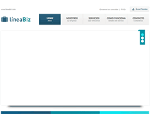 Tablet Screenshot of lineabiz.com